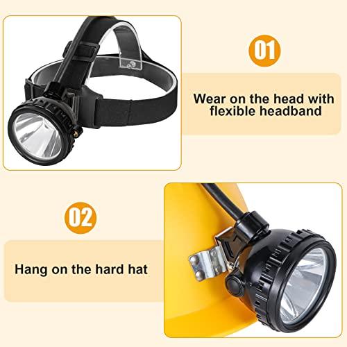 Hunting friends Hunting friends Superbright Mining Headlamp,Rechargeable Mining Light Waterproof Cap Lamp Safety Explosion Rroof Headlight KL6M.Plusfor Hunting Fishing Running
