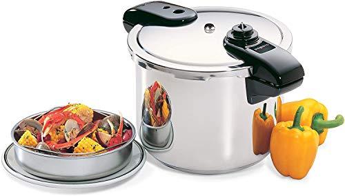 Presto Presto 8-Quart Stainless Steel Pressure Cooker, Silver