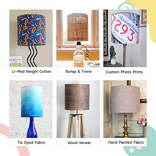 I Like That Lamp I Like That Lamp Styrene Sheet for Lampshade (12\" Height x 180\" Length) - Adhesive Roll for DIY Round Drum Lamp Shade - Repair Damaged Shades - Make a New Lampshade - Compatible With All Materials