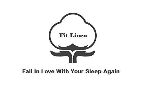 Fitlinen 800-TC-5Pcs Split King Sheets Sets for Adjustable Beds 100% Cotton Bed Sheet Ivory Split Sheets Set Long Staple Cotton Split Fitted Sheets Fits Mattress Upto 18'' Deep Pockets