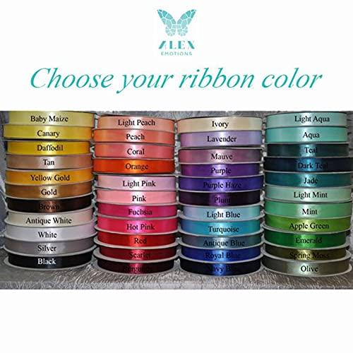 Alex Emotions Flower Girl Basket Hunter Green, Ring Bearer Pillow Ivory and Lace Flower Basket, Wedding Ring Pillow Wedding, wedding flower girl baskets (Off-White, 1 Pillow + 1 Basket)