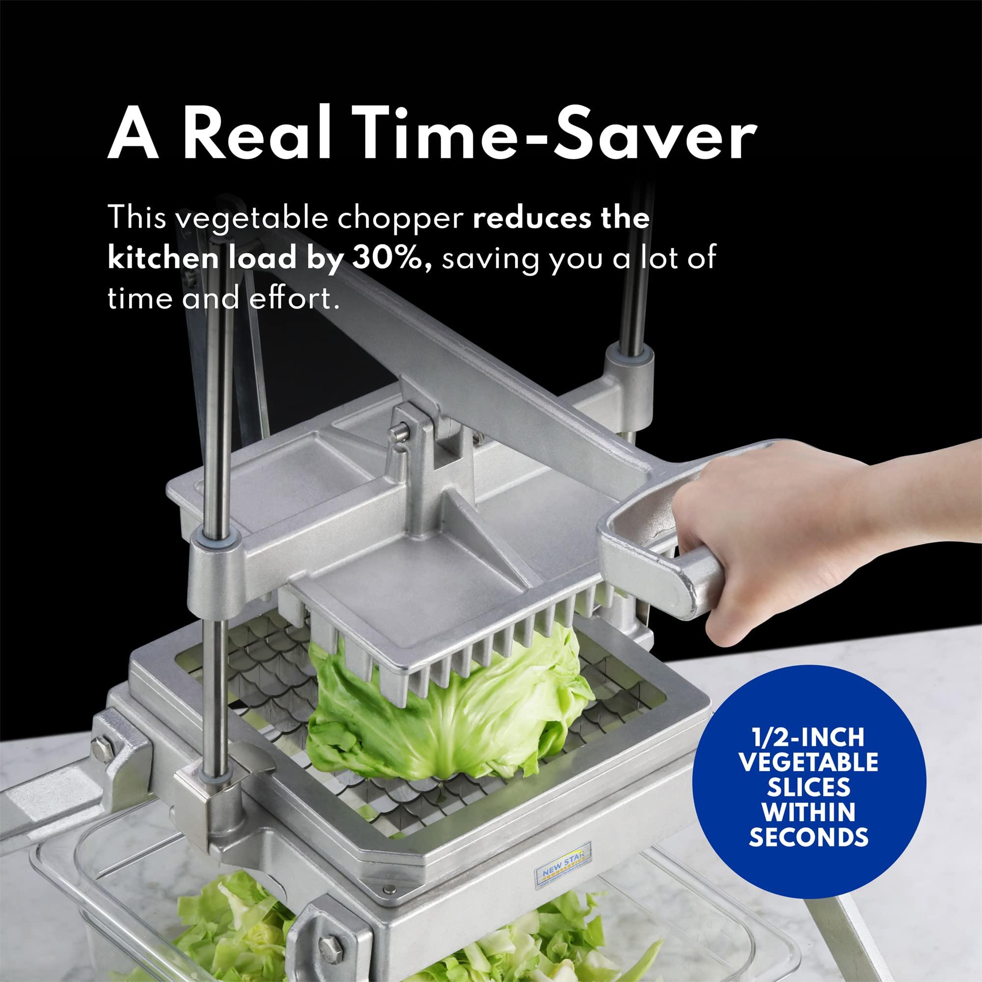 New Star Foodservice New Star Foodservice 1029055 Extra Heavy Duty Aluminum Frame Vegetable Slicer Lettuce Cutter