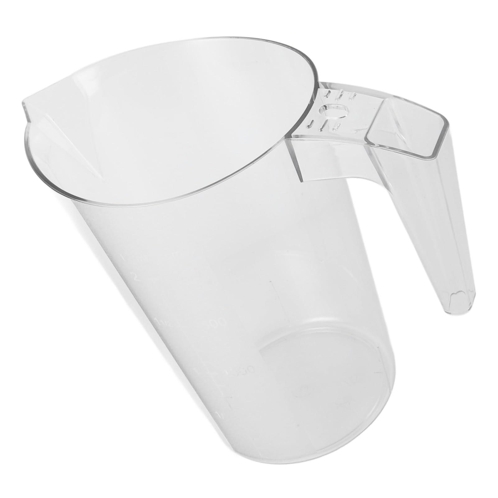 WOHPNLE Measuring Cup, Measuring Cup for Dry and Liquid Ingredients Measuring Pitchers Easy Read Liquid Measuring Cups for Vinegar Flour Liquid Oil(2000ML)
