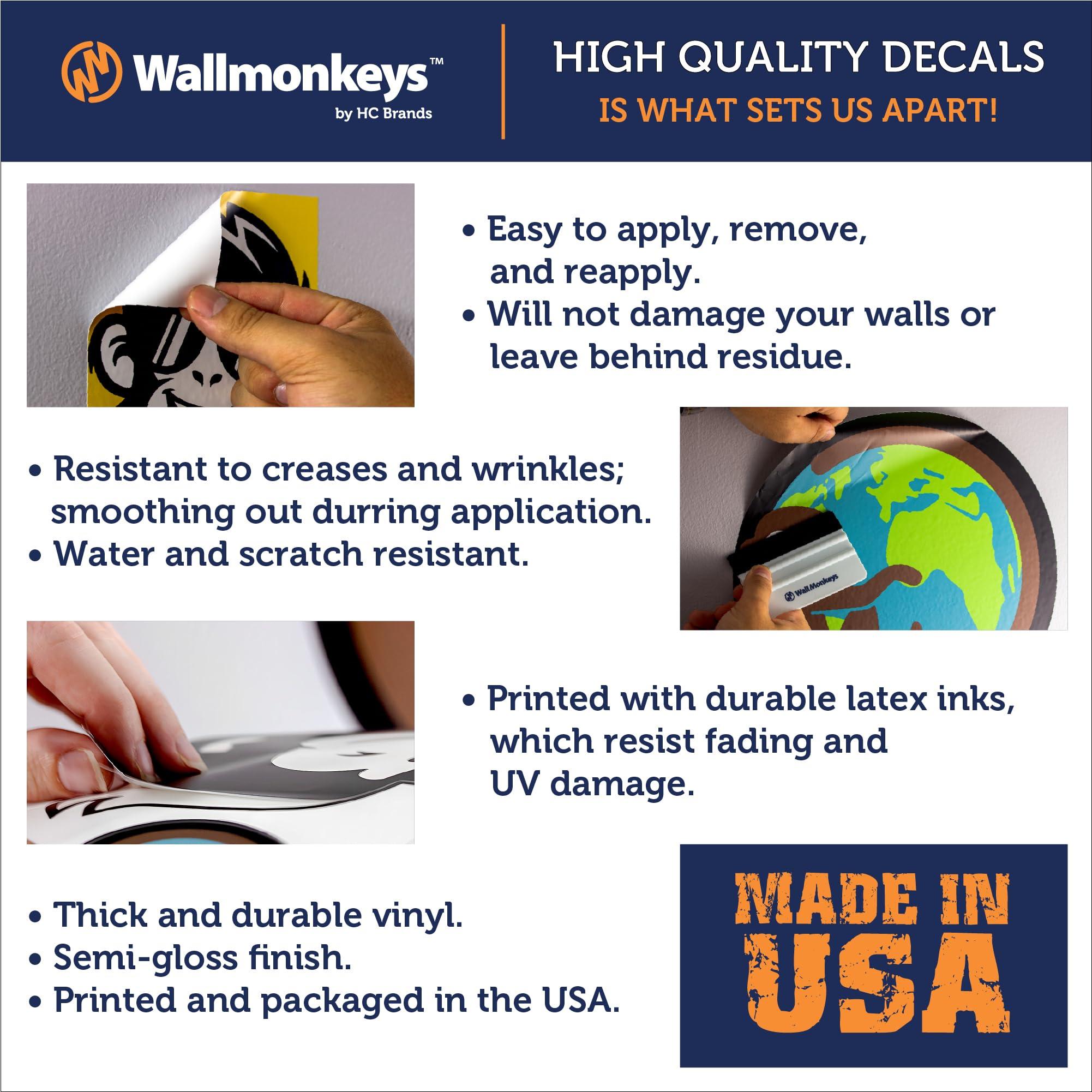 Wallmonkeys Wallmonkeys WM80524 Karate Sparring Silhouette-1 Peel and Stick Wall Decals, 60\" W x 42\" H-Jumbo