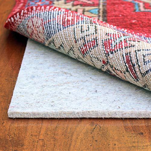 RUGPADUSA RUGPADUSA - Basics - 5'x7' - 1/2" Thick - 100% Felt - Protective Cushioning Rug Pad - Safe for All Floors and Finishes Including Hardwoods