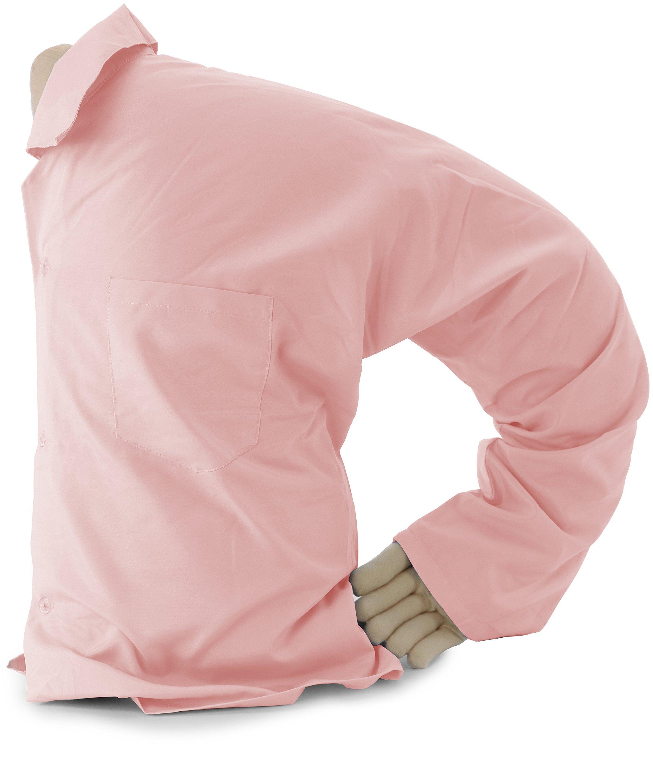 Boyfriend Pillow Boyfriend Pillow Cute and Fun Husband, Companion or Cuddle Buddy Body Pillow with Benefits Funny Unique Gag Gift Idea Body Pillow, Light Pink