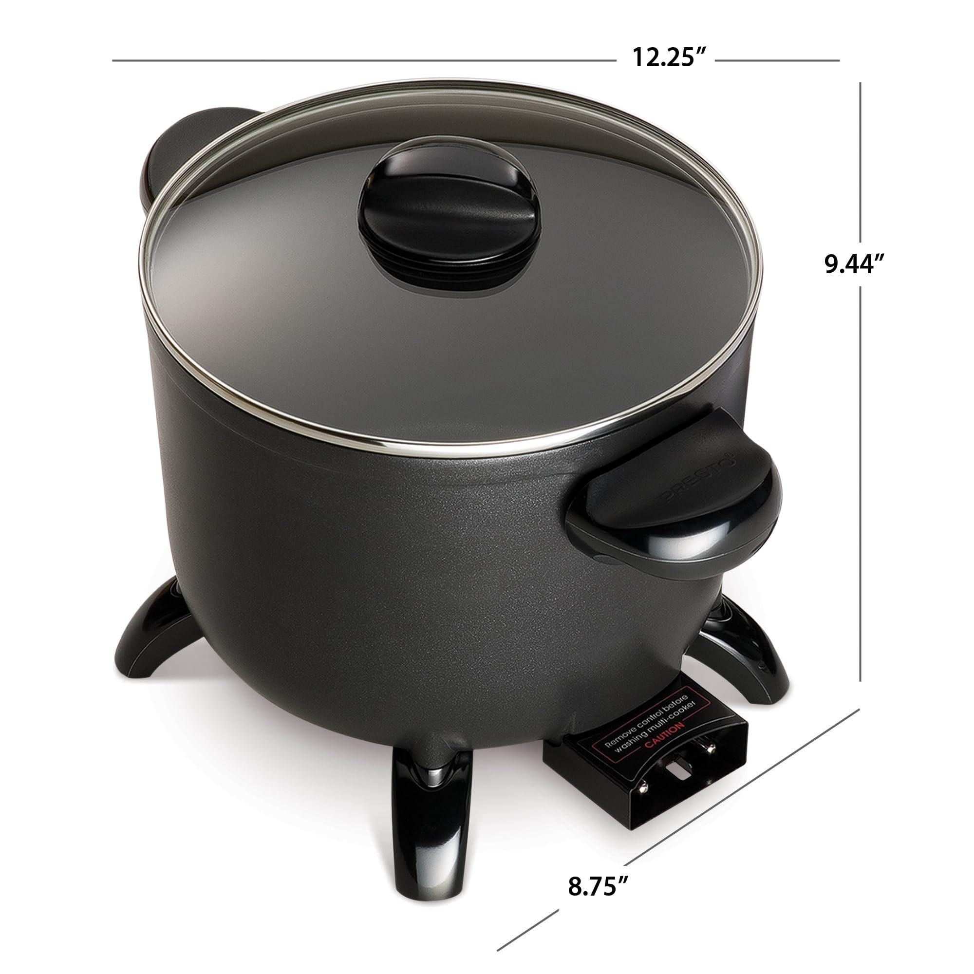 Presto Presto 06006 Kitchen Kettle Multi-Cooker/Steamer, Black