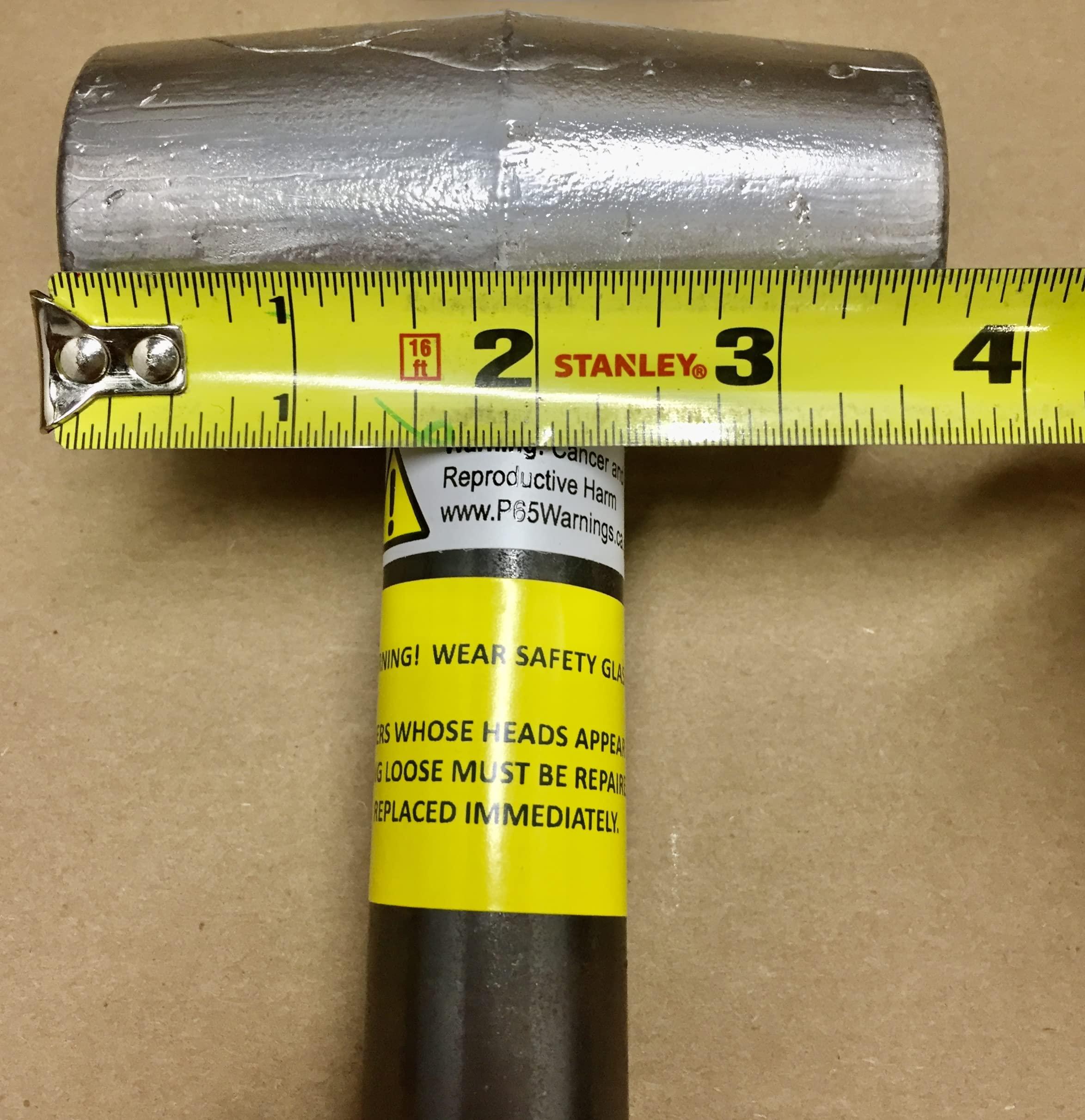 Falls Falls 5lb Lead Hammer For Knock Off Wire Wheel-Made in USA