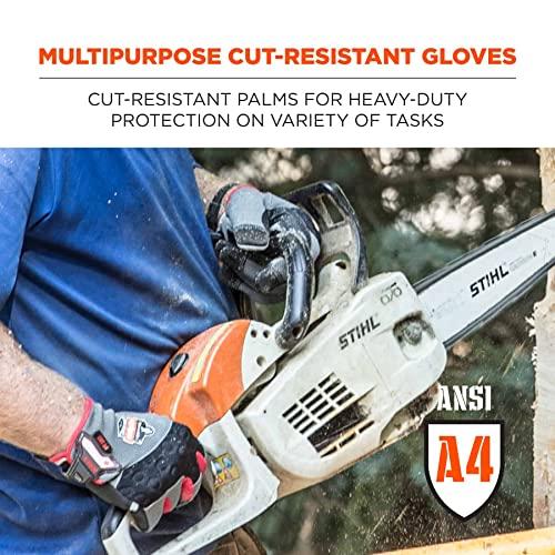 Ergodyne Ergodyne ProFlex 710CR Cut Resistant Work Gloves, Level 4, CR Protection on Palm Gray, Medium