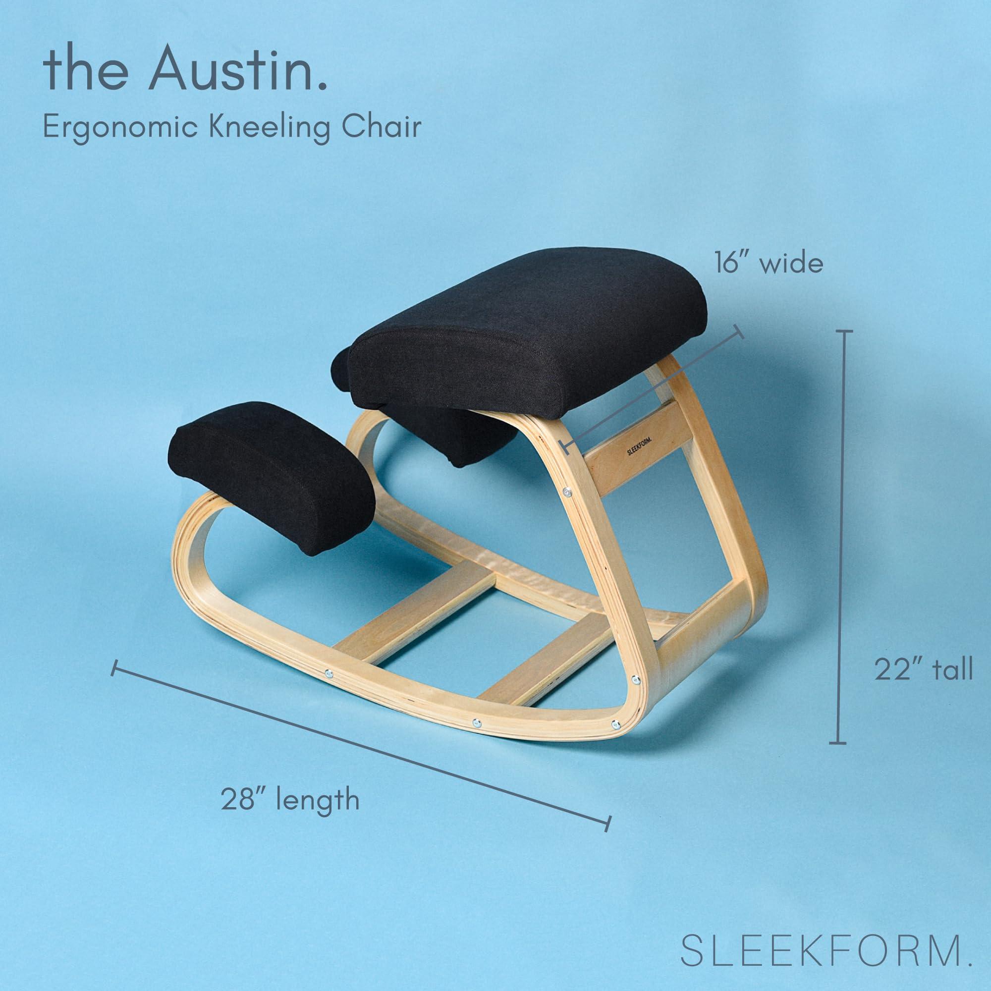 Sleekform Sleekform Austin Kneeling Chair - Home Office Ergonomic Computer Desk Stool For Active Sitting