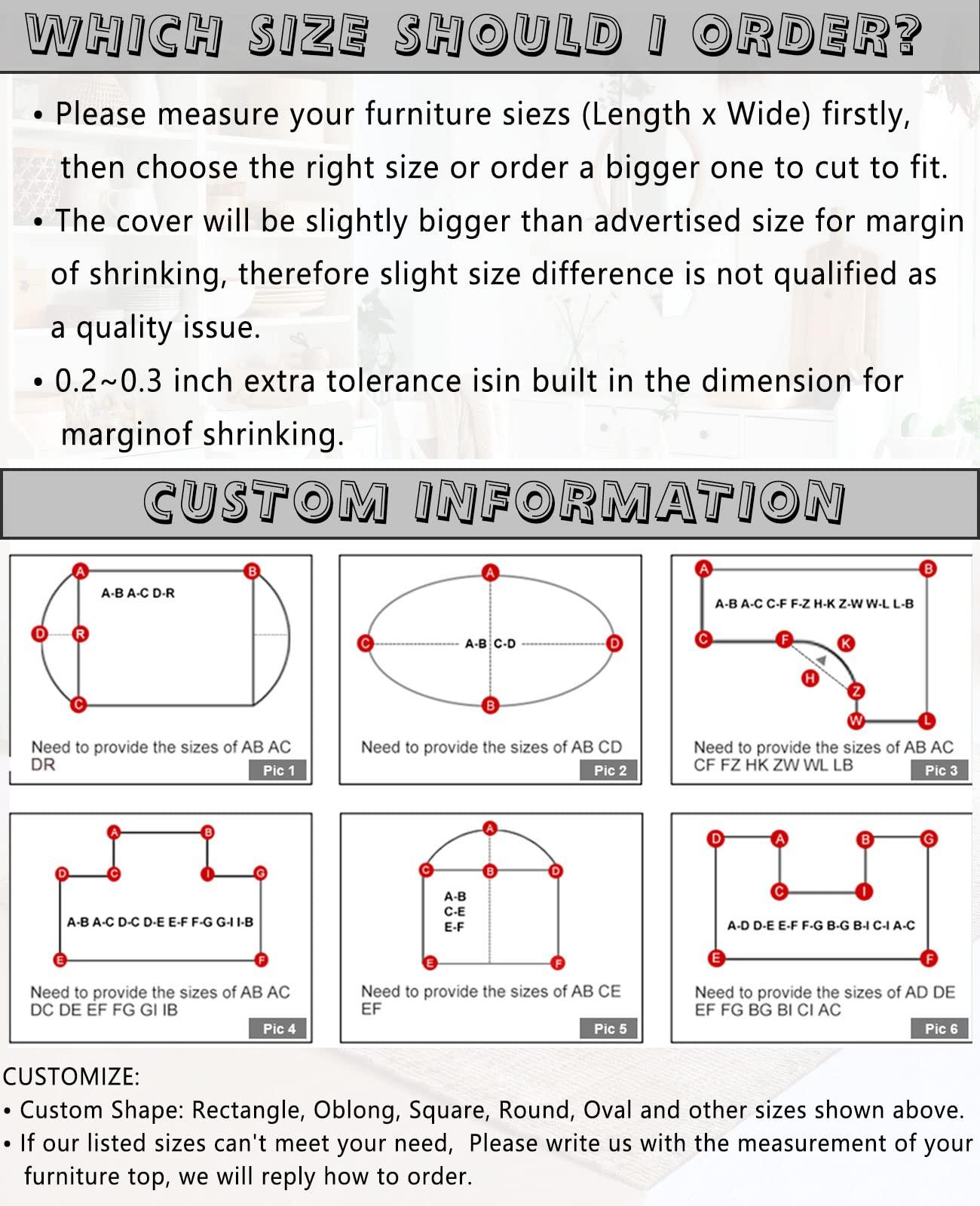 HQYG 1.5mm Thick Clear Table Protector, 108 x 24 Inch, Heavy Duty Table Top Cover Mat