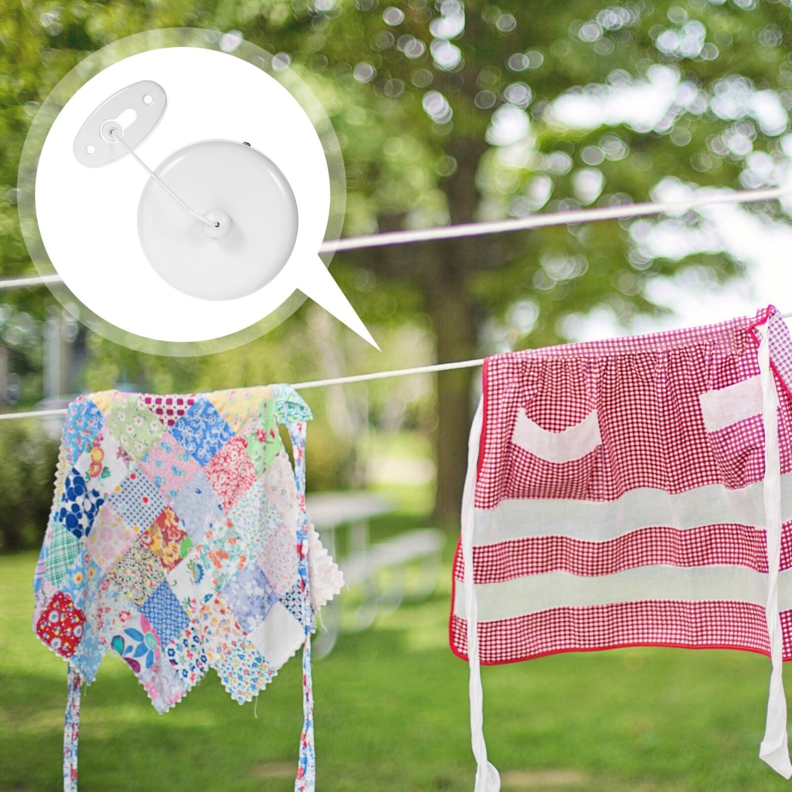 iplusmile iplusmile Retractable Clothesline Stainless Steel Travel Laundry Hanging Line Portable Pull Out Clothes Line Retracting Indoor Drying Washing Line Outdoor Shower Clothing Line Hotel Camping