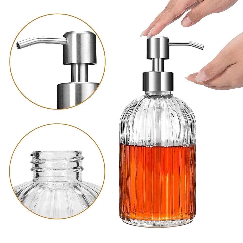 DYPASA Soap Pump Dispenser Liquid Soap Shower Gel Shampoo Dispenser Empty Pump Bottle Container Dispenser Empty Pump Bottle Container Bottles Dispenser