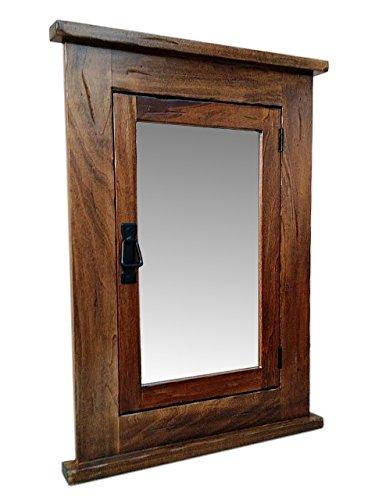 D&E Wood Primitive Mission Recessed Medicine Cabinet/Rustic/Solid Wood & Handmade