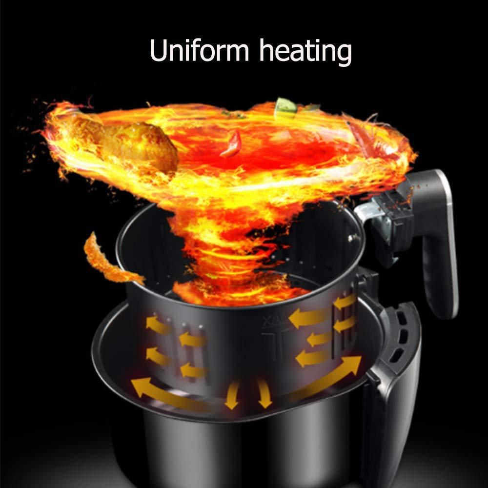 AJIEYMXD AJIEYMXD Automatic air Fryer, Electric Heated air Fryer Oil-free Oven with LCD Digital Touch Screen, Removable Safety Basket Size 30.2 * 35.8 Cm Comfortable anniversary Efficency