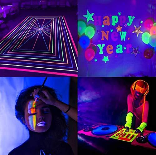 HouLight UV LED Black Light, HouLight High Power 10W LED Black Light Flood Light IP65-Waterproof (85V-265V AC) for Blacklight Party Supplies, Neon Glow, Glow in The Dark, Birthdays, Blacklights, Curing