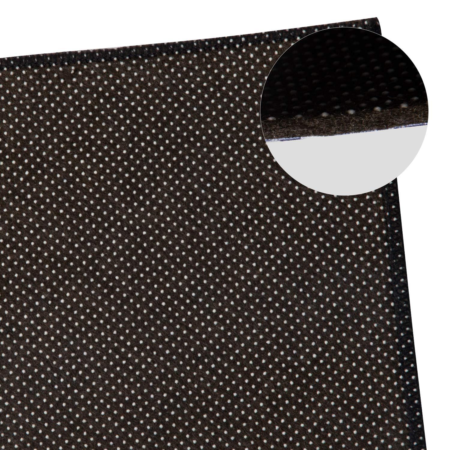 Debedcor Sage Green Geometric Area Rug for Living Room, Rectangular Indoor Carpet - 2'7" x 5', White Block Modern Abstract Art Non-Skid Bathroom Mat Kitchen Runner Rugs for Bedroom