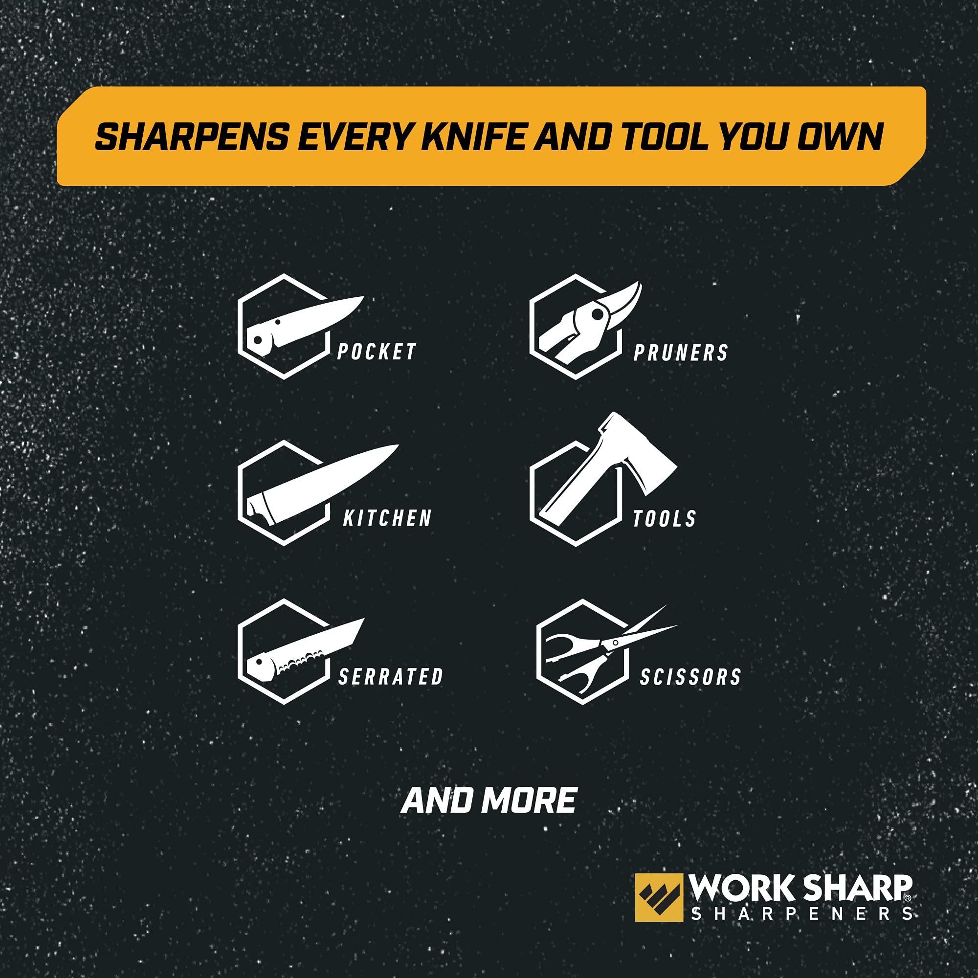 WORK SHARP Work Sharp MK2 Professional Electric Knife and Tool Sharpener - Adjustable Tool and Knife Sharpening System