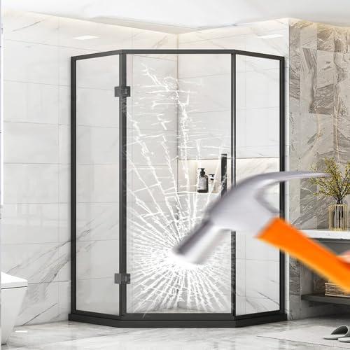 MAKIOTEKO 4mil Clear Window Security Film Safety Window Film Shatterproof Film for Glass Windows Switchable Glass Film for Home Office,24inch x 33feet(Customizable Size)