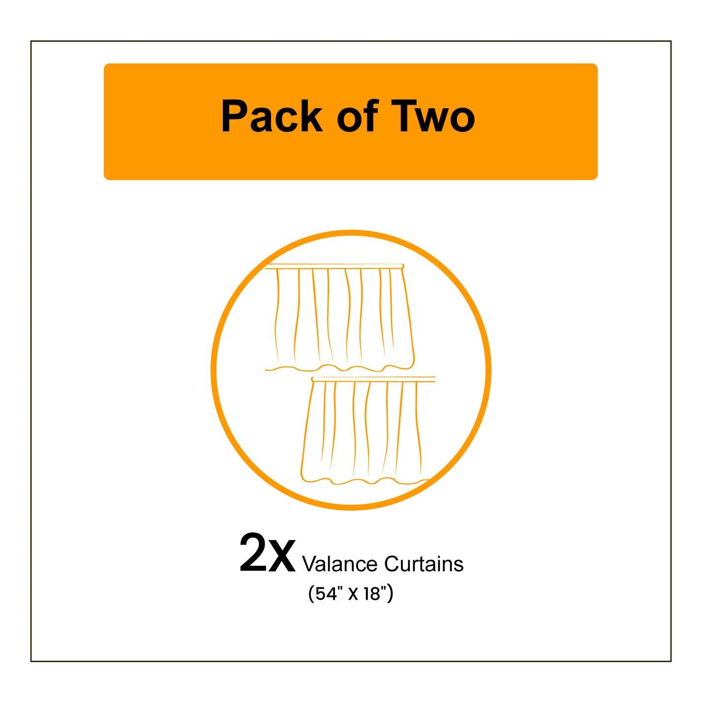 Ambesonne Ambesonne Christmas Tree Window Valance Pack of 2, Unusual Shapes Pattern with Tree Drawings Hearts and Triangles Holiday Vibe, Rod Pocket Curtain Valances for Kitchen Bedroom, 54\" X 18\", Green White