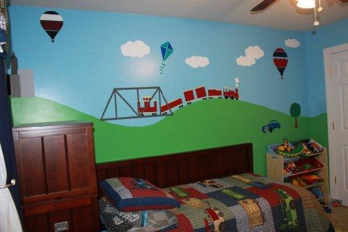 My Wonderful Walls Car Stencil for Painting Cars on Walls and Furniture on a Boys Wall Mural