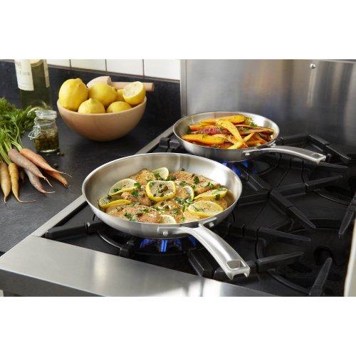 Calphalon Calphalon Classic Stainless Steel Cookware, Fry Pan, 2-piece