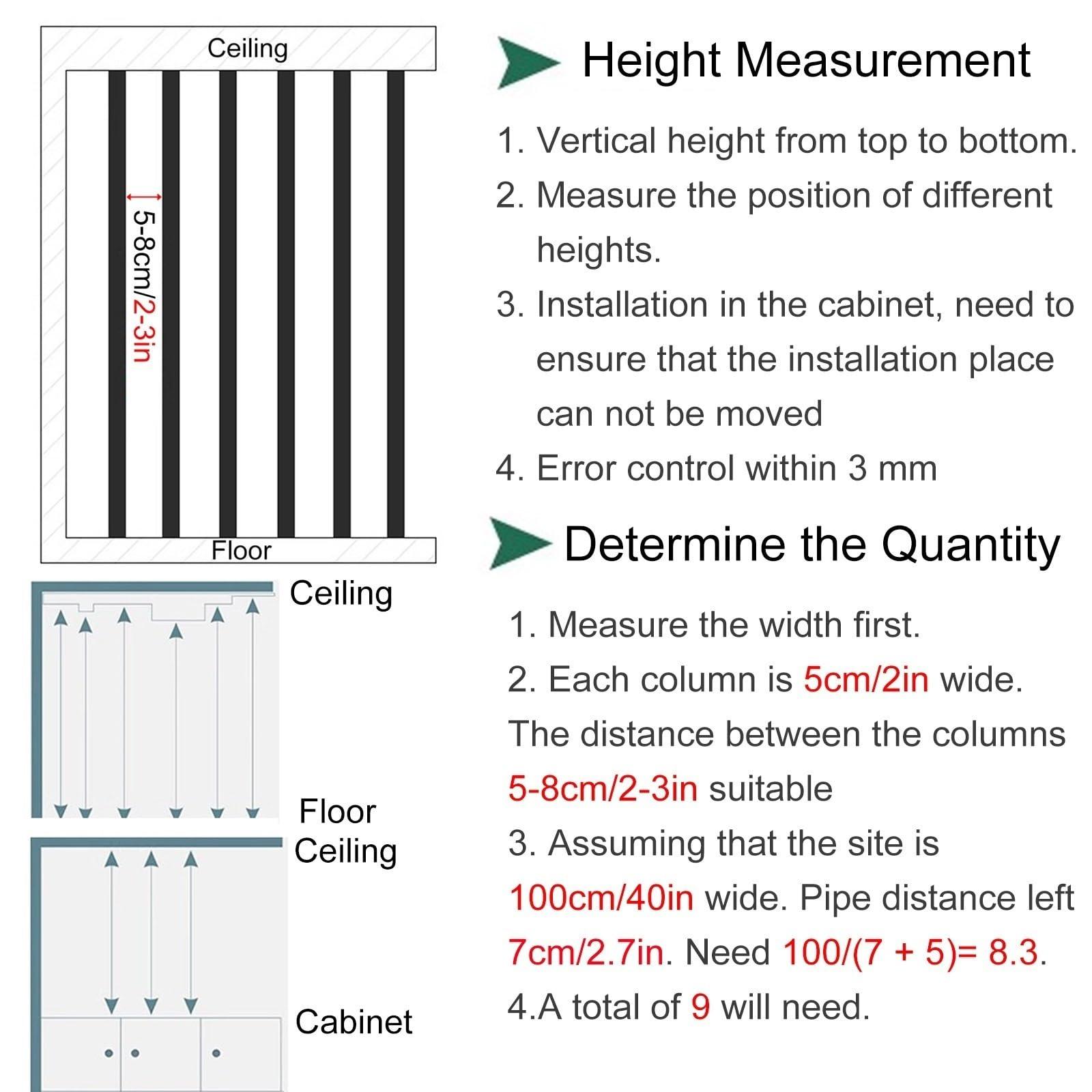 ZAQYCM ZAQYCM Wood Slat Room Dividers Floor to Ceiling, 8 7 6 5 4 3 Feet Tall Wall Partition Screen Post for Office, Stairway, Lofts and Porch, Modern Living Room Decorative Panel(1 Pack,70cm/27.5in/2.3ft)