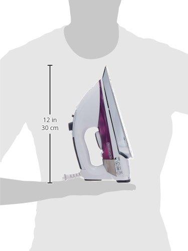 BLACK+DECKER BLACK+DECKER IR1350S Professional Steam Iron with Stainless Steel Soleplate and Extra-Long Cord, Purple