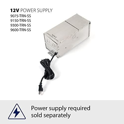 WAC Lighting WAC Landscape Lighting, Rectangular LED 12V Deck and Patio Light 2700K Warm Built-in LED in Black