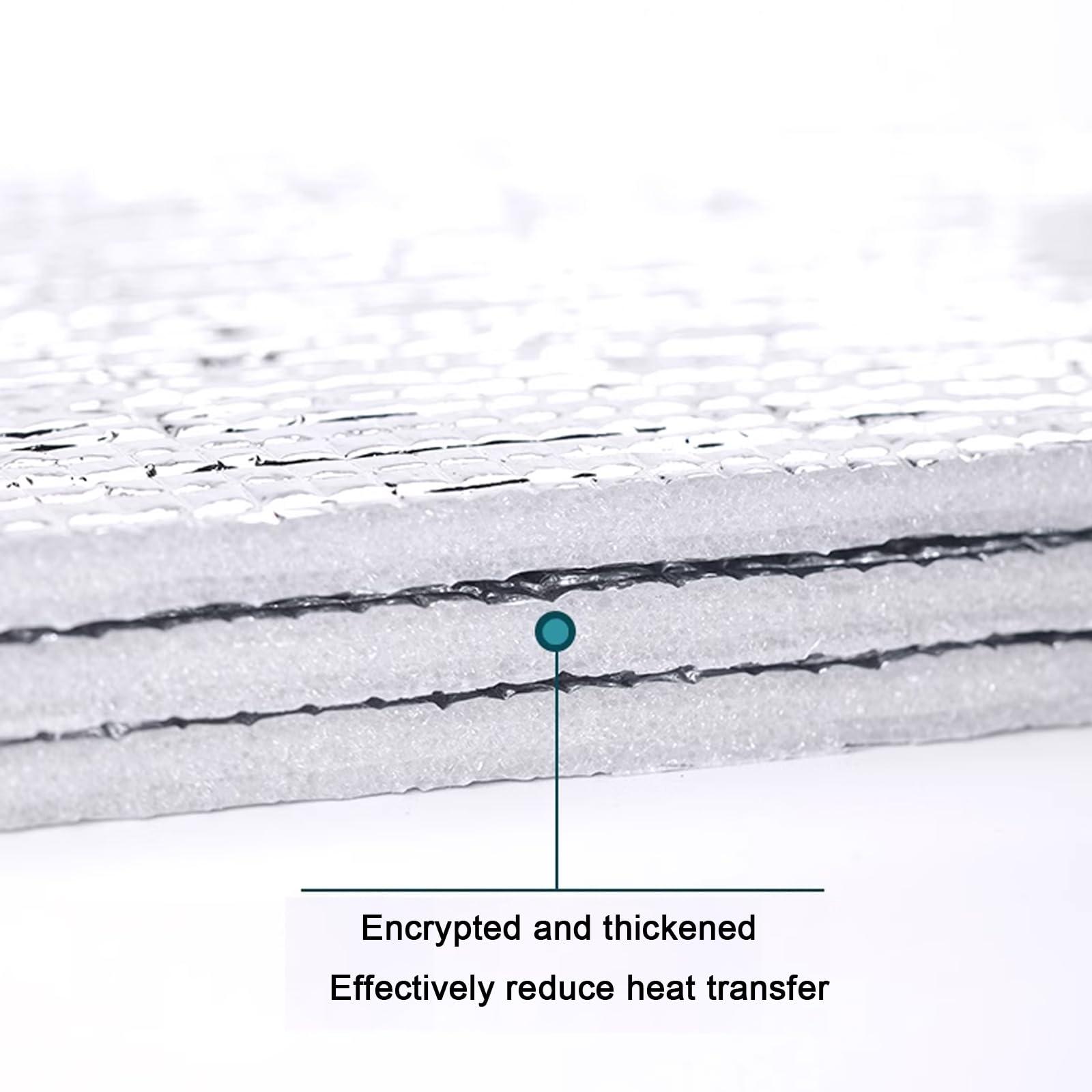 kufu01 Reflective Window Tint for Home and Office,Window Privacy Film Anti-Uv Heat Control Window Film,Aluminum Foil Glass Film,100% Light Blocking Window Films,Self-Adhesive (24\"x39\")