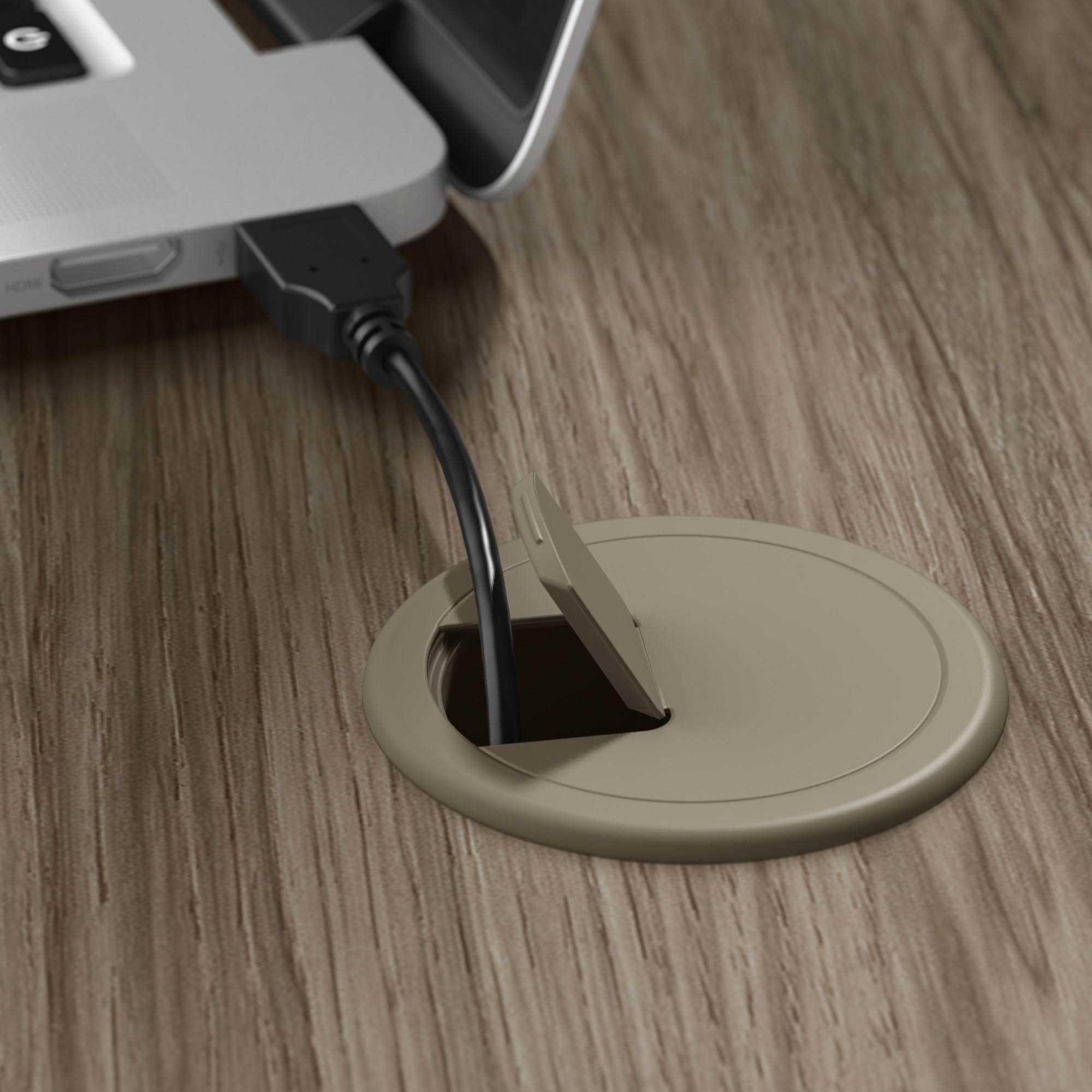 Bush Furniture Bush Business Furniture Move 60 Series Electric Height Adjustable Standing Desk, 60W x 30D, Modern Hickory with Cool Gray Metallic Base