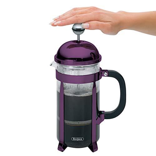 BonJour BonJour Maximus French Press Coffee Maker, 8 Cup, Purple