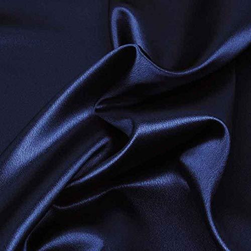 Impression Bedding Silk Satin Sheets Set | Silk Satin Sheets Set Super Queen | Super Queen Sheets Set Navy Blue | Silk Fitted Sheet 24 Inch Deep Pocket | 4 Pc Sheet Set | Silk Flat Sheet & Pillowcases Set.