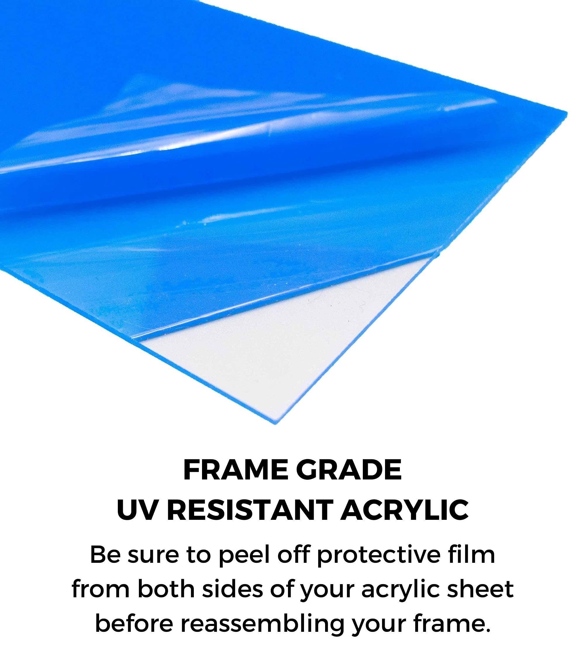 CustomPictureFrames.com 8 Comic Book Frame Gold Collage Comic Book Frame with White Mat to Display 8 Golden Age Comic Books with UV Acrylic, Backing & Hanging Hardware