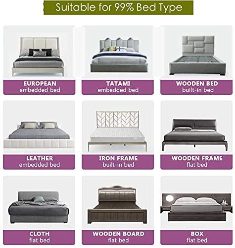 U/D BabyGuard Bed Rails for Toddlers - Extra Long and Tall Specially Designed for Twin, Full, Queen, King (79in(200cm))