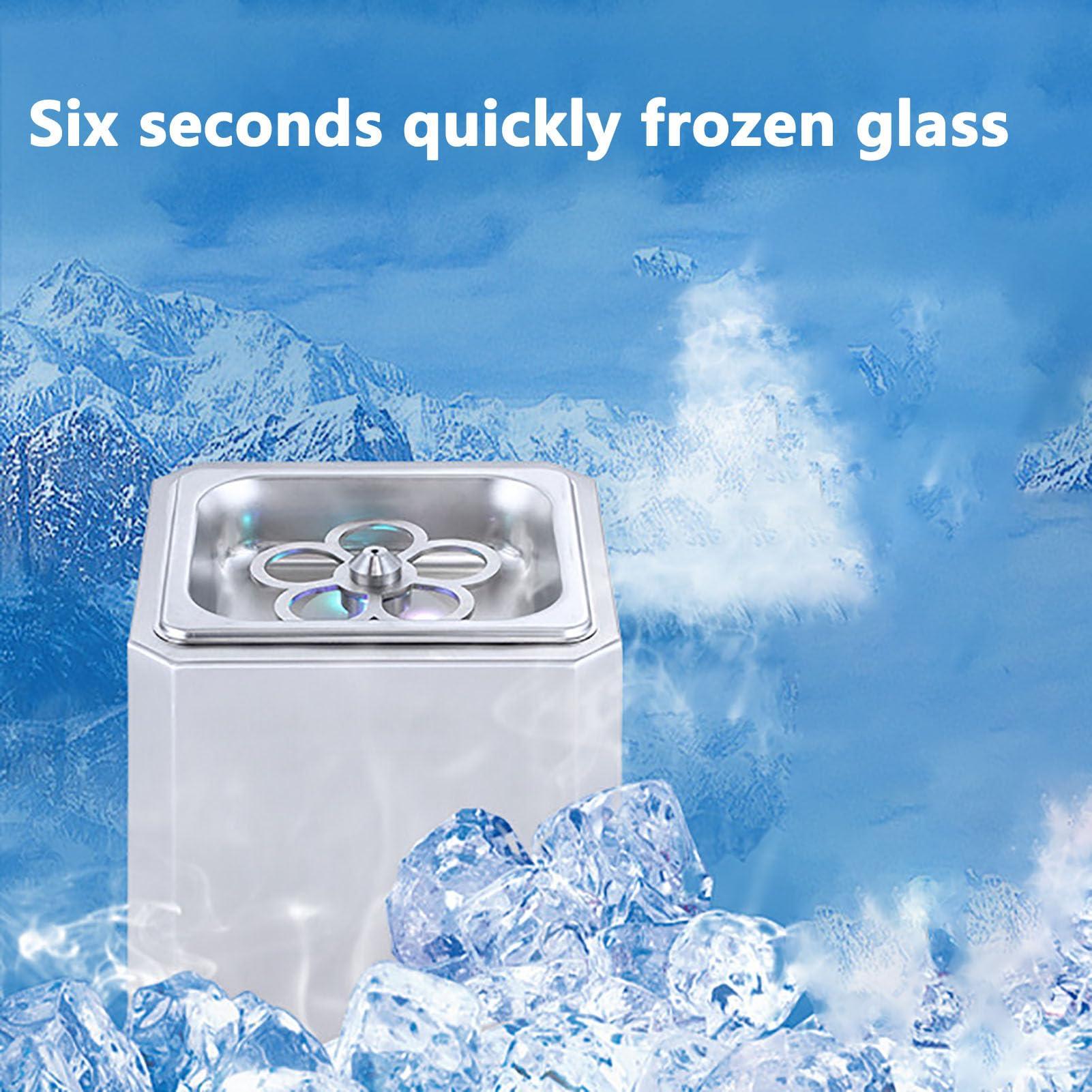 MXHACD MXHACD Glass Chiller,CO2 Glass Froster,Instant Drink Chiller for Cocktail, Beer, Mixed Drinks, Wine,Bar, Restaurant, Kitchen