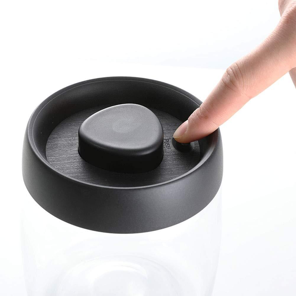 IIPOSAQQ IIPOSAQQ Fresh Box Glass Jars Airtight Food Storage Containers Organization with Lids for Tea Sugar Snack Cereal 4 pcs Storage Bins Airtight (Capacity : 1260mlx4)