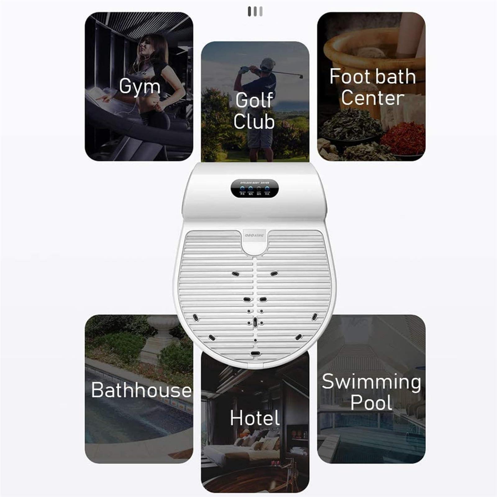 HEAXIY HEAXIY 1350W Full Body Dryer, Negative Ion Body Dryer with 2 Gears Adjustment, Quick Air Drying, Heating & Cooling - Can Be Used at Home and Bathroom