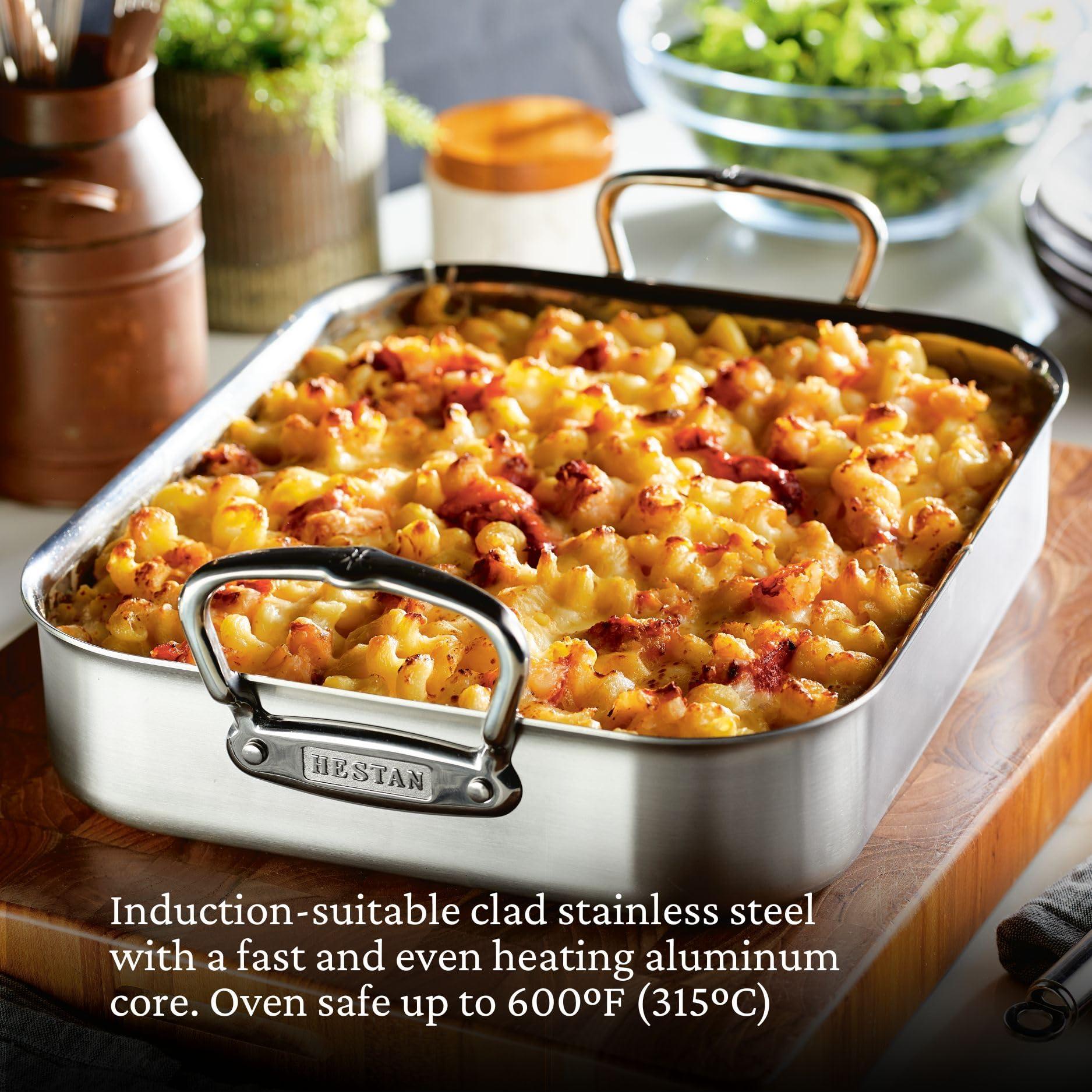 Hestan Hestan - Stainless Steel Classic Roaster with Rack, Induction Cooktop Compatible