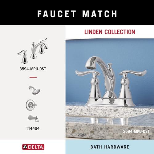 DELTA FAUCET DELTA FAUCET 79424 Linden 18 in. Wall Mount Towel Bar Bath Hardware Accessory in Polished Chrome