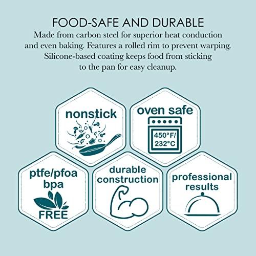 Chicago Metallic Chicago Metallic Professional Non-Stick 8-Piece Bakeware Set, Silver