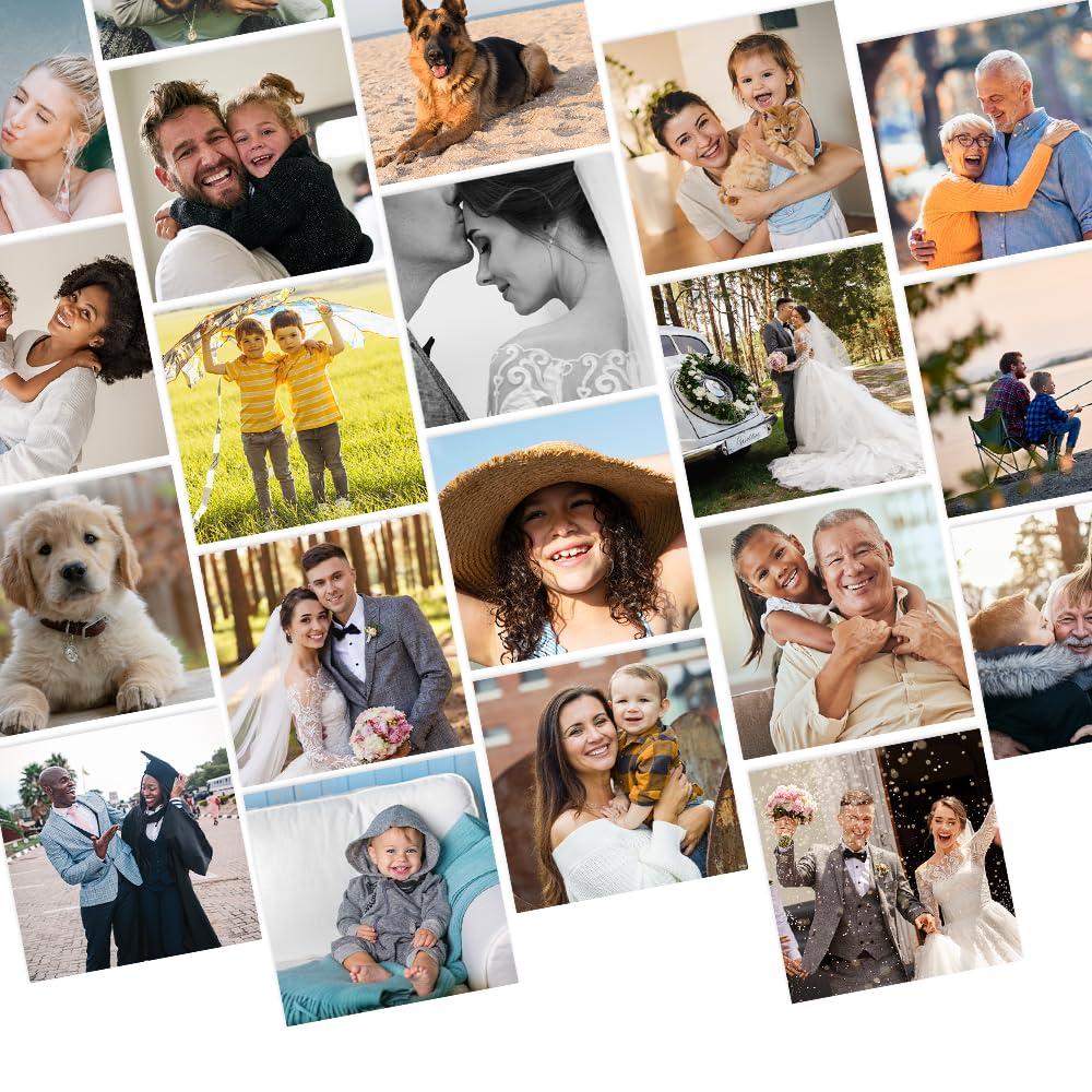 PicPrint 4x4 Square Photo Prints - Sets - Glossy Photo Paper (Set of 50)