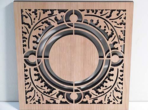 Lightwave Laser Frank Lloyd Wright ROBERTS SKYLIGHT Design Laser Cut Wood Trivet