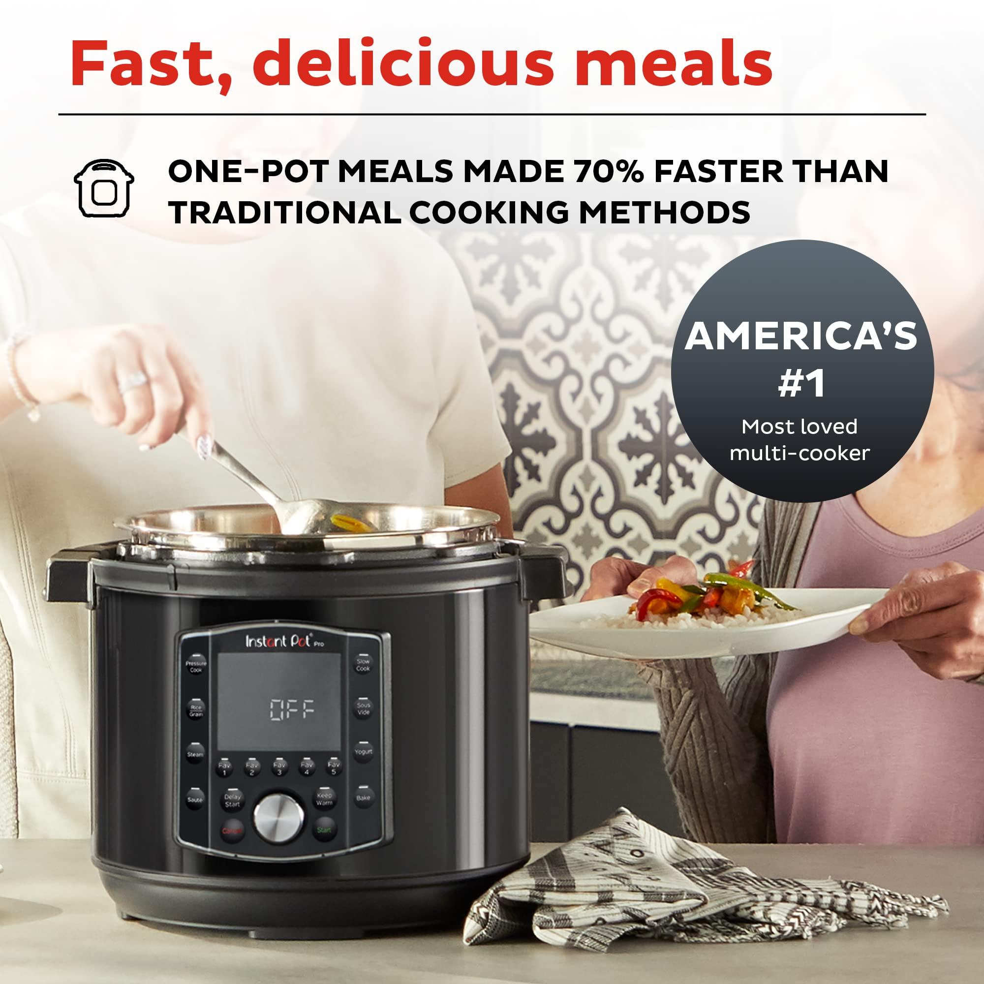 Instant Pot Instant Pot Pro 10-in-1 Pressure Cooker Bundle with 2 Sealing Rings