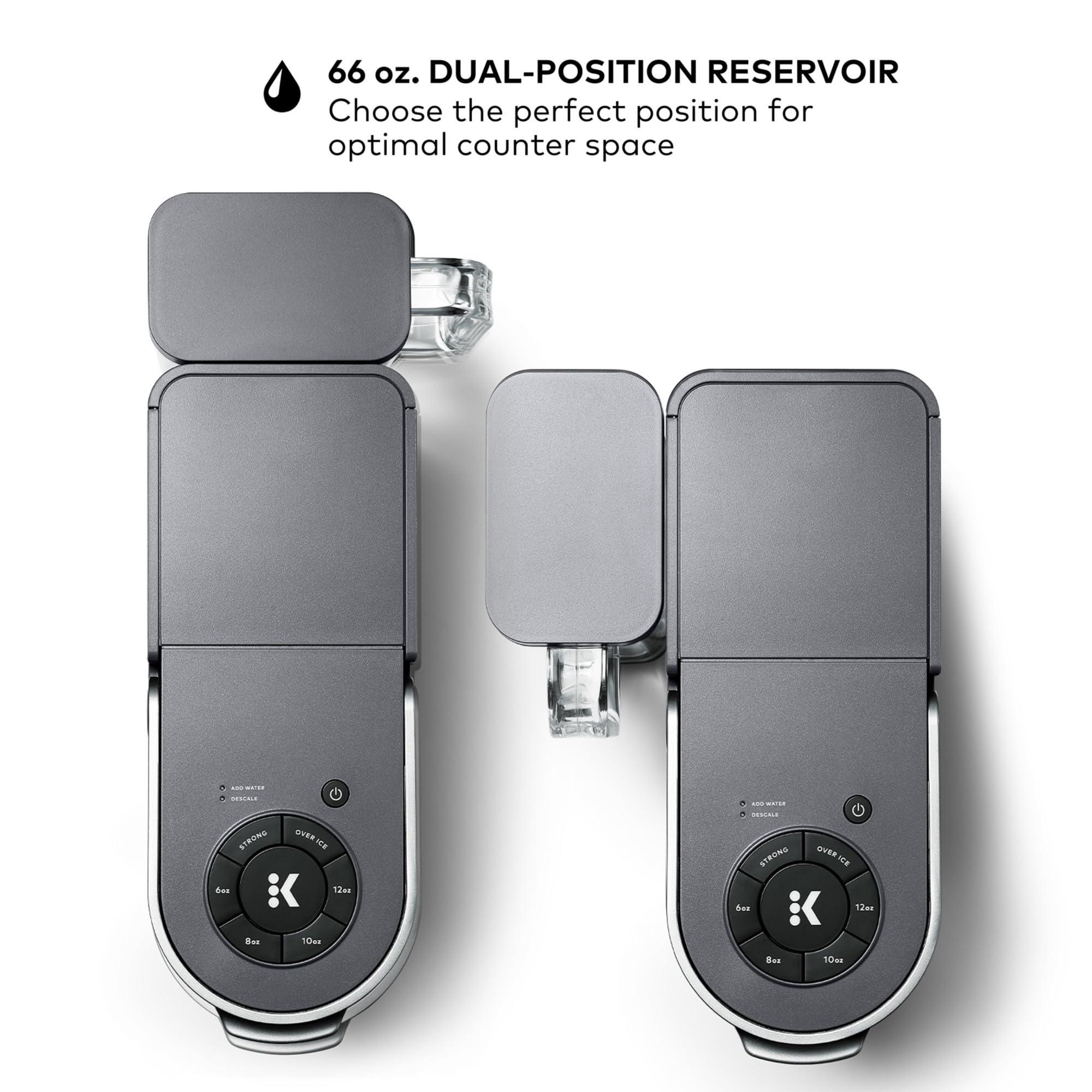 Keurig Keurig K-Supreme Single Serve K-Cup Pod Coffee Maker, MultiStream Technology, 4 Brew Sizes, 66oz Dual-Position Removable Reservoir, Gray