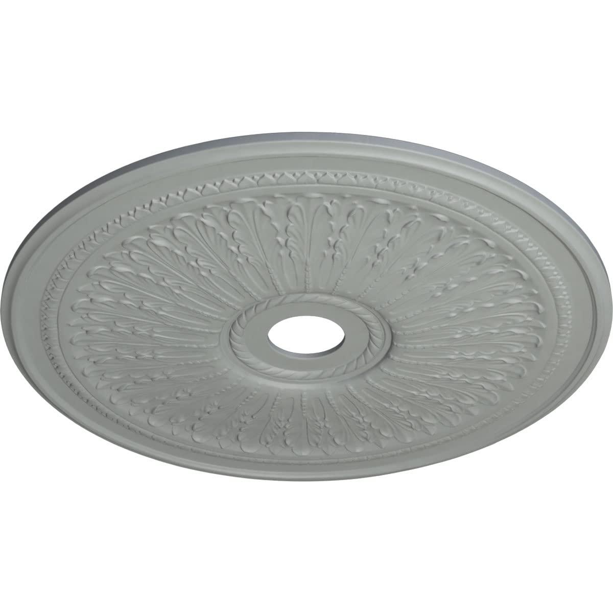 Ekena Millwork Ekena Millwork CM29OA Oakleaf Ceiling Medallion, 29 1/8\"OD x 3 5/8\"ID x 1\"P (Fits Canopies up to 6 1/4\"), Factory Primed