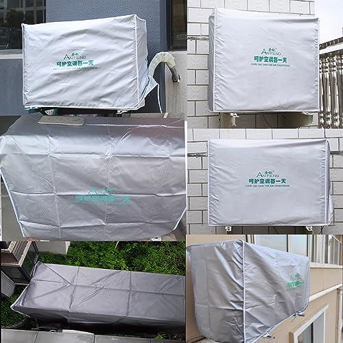 Torzk Air Conditioner Cover, Outdoor Anti-Dust Waterproof Sun Protection Window Air Conditioner Protects Cover AC Cover Made Of Oxford, Portable AC Cover For Outdoor Units ( Size : 1P(72*26*57) )