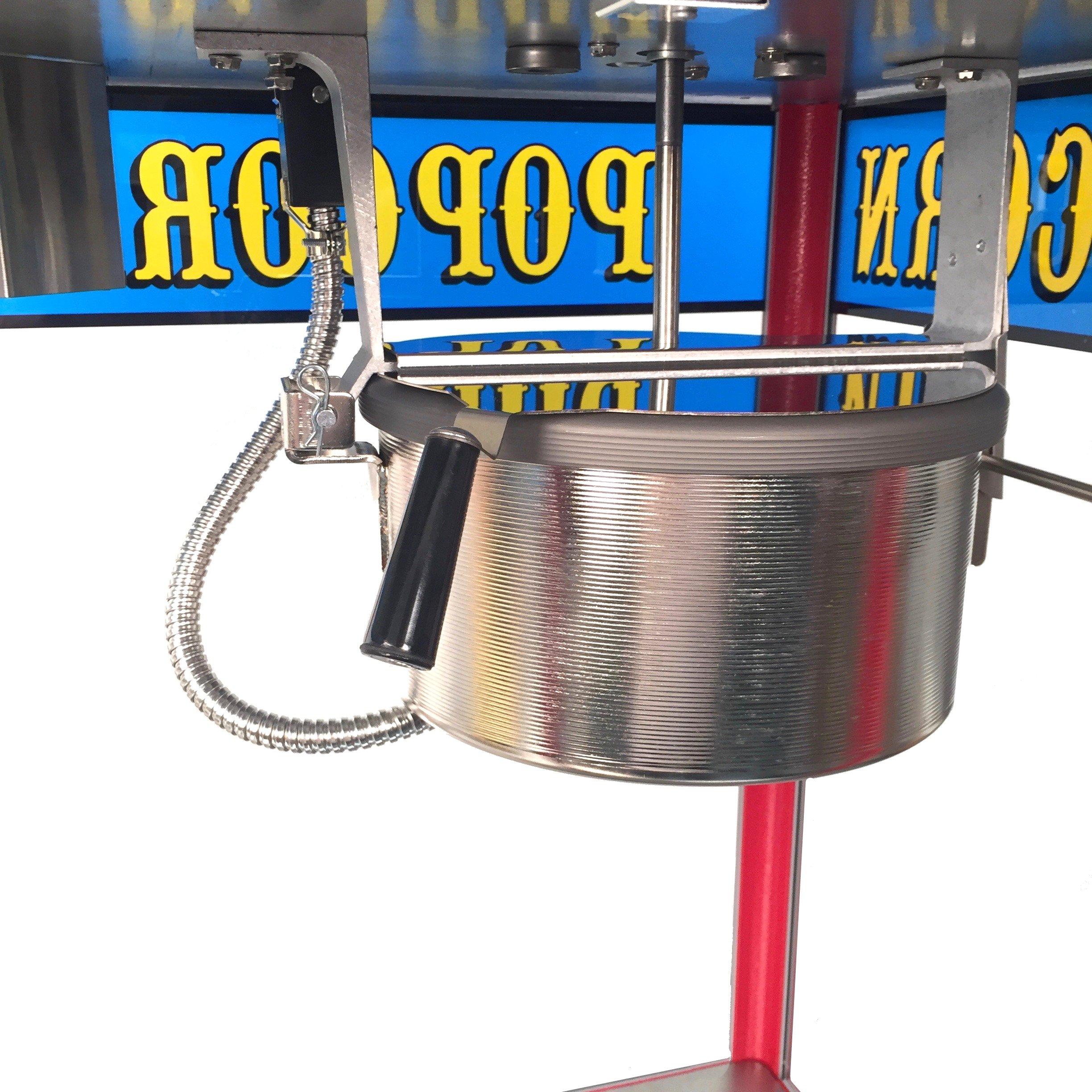 Paragon 1911 Style Pop 8 Ounce Red Popcorn Machine for Professional Concessionaires Requiring Commercial Quality High Output Popcorn Equipment