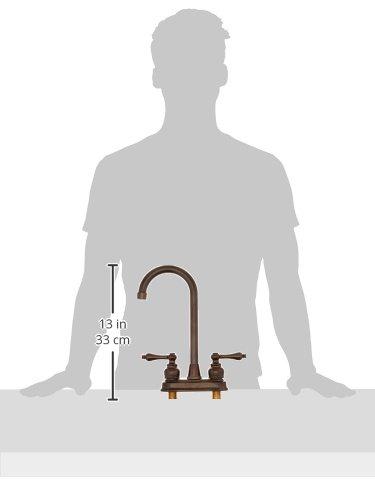 Elements of Design Elements of Design EB495AL Magellan 4" Centerset High-Arch Bar Faucet, 4-3/4" in Spout Reach, Oil Rubbed Bronze