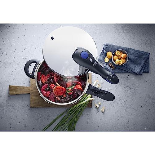 WMF WMF Perfect Plus Quick Cooker Diameter 22 cm Diameter of 6 Litres and a Half with Flame Protection Cromargan Stainless Steel for Induction